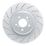 Dynamic Friction 2006-2010 BMW M5 Rear Left Drilled Hi-Carbon Alloy Geomet Coated Rotor (370x23.8 Vented) by Dynamic Friction Company 920-31074D