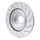 Dynamic Friction 2006-2010 BMW M5 Rear Left Drilled Hi-Carbon Alloy Geomet Coated Rotor (370x23.8 Vented) by Dynamic Friction Company 920-31074D