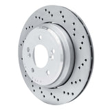 Dynamic Friction 2006-2008 BMW M3 Right Rear Drilled Hi-Carbon Alloy Geomet Coated Rotor by Dynamic Friction Company 920-31077DA
