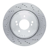 Dynamic Friction 2006-2008 BMW M3 Right Rear Drilled Hi-Carbon Alloy Geomet Coated Rotor by Dynamic Friction Company 920-31077DA