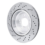 Dynamic Friction 2006-2008 BMW M3 Right Rear Drilled Hi-Carbon Alloy Geomet Coated Rotor by Dynamic Friction Company 920-31077DA