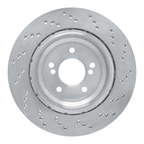 Dynamic Friction 2006-2008 BMW Z4 Left Rear Drilled Hi-Carbon Alloy Geomet Coated Rotor by Dynamic Friction Company 920-31078DA
