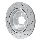 Dynamic Friction 2006-2008 BMW Z4 Left Rear Drilled Hi-Carbon Alloy Geomet Coated Rotor by Dynamic Friction Company 920-31078DA