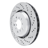 Dynamic Friction 2006-2008 BMW Z4 Right Front Drilled Hi-Carbon Alloy Geomet Coated Rotor by Dynamic Friction Company 920-31079DA