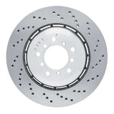 Dynamic Friction 2006-2008 BMW Z4 Right Front Drilled Hi-Carbon Alloy Geomet Coated Rotor by Dynamic Friction Company 920-31079DA