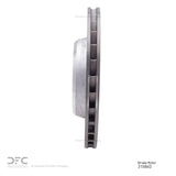 Dynamic Friction 2008-2011 BMW 1 Series M Front Right Drilled Hi-Carbon Alloy Geomet Coated Rotor (360x30 Vented) by Dynamic Friction Company 920-31086D