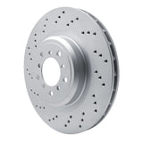Dynamic Friction 2008-2011 BMW 1 Series M Front Left Drilled Hi-Carbon Alloy Geomet Coated Rotor (360x30 Vented) by Dynamic Friction Company 920-31087D