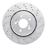 Dynamic Friction 2008-2011 BMW 1 Series M Rear Right Drilled Hi-Carbon Alloy Geomet Coated Rotor (350x24 Vented) by Dynamic Friction Company 920-31092D