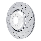 Dynamic Friction 2012-2019 BMW M6 Gran Coupe Left Front Drilled Hi-Carbon Alloy Geomet Coated Rotor by Dynamic Friction Company 920-31115DA