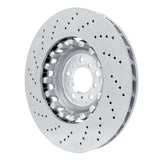 Dynamic Friction 2012-2019 BMW M6 Gran Coupe Left Front Drilled Hi-Carbon Alloy Geomet Coated Rotor by Dynamic Friction Company 920-31115DA