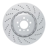 Dynamic Friction 2012-2019 BMW M6 Right Front Drilled Hi-Carbon Alloy Geomet Coated Rotor by Dynamic Friction Company 920-31116DA
