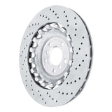 Dynamic Friction 2012-2019 BMW M6 Left Rear Drilled Hi-Carbon Alloy Geomet Coated Rotor by Dynamic Friction Company 920-31119DA
