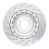 Dynamic Friction 2012-2019 BMW M6 Right Rear Drilled Hi-Carbon Alloy Geomet Coated Rotor by Dynamic Friction Company 920-31120DA