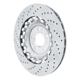 Dynamic Friction 2012-2019 BMW M6 Right Rear Drilled Hi-Carbon Alloy Geomet Coated Rotor by Dynamic Friction Company 920-31120DA