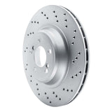 Dynamic Friction 2015-2020 BMW M2 Rear Right Drilled Hi-Carbon Alloy Geomet Coated Rotor (370x24 Vented) by Dynamic Friction Company 920-31126D