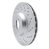 Dynamic Friction 2015-2020 BMW M2 Front Right Drilled Hi-Carbon Alloy Geomet Coated Rotor (380x30 Vented) by Dynamic Friction Company 920-31128D