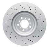 Dynamic Friction 2015-2020 BMW M2 Front Left Drilled Hi-Carbon Alloy Geomet Coated Rotor (380x30 Vented) by Dynamic Friction Company 920-31129D