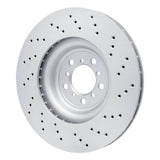 Dynamic Friction 2015-2020 BMW M2 Front Left Drilled Hi-Carbon Alloy Geomet Coated Rotor (380x30 Vented) by Dynamic Friction Company 920-31129D