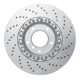 Dynamic Friction 2001-2008 BMW 330i Left Front Drilled Hi-Carbon Alloy Geomet Coated Rotor by Dynamic Friction Company 920-31164DA