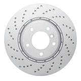 Dynamic Friction 2001-2008 BMW 330i Left Front Drilled Hi-Carbon Alloy Geomet Coated Rotor by Dynamic Friction Company 920-31164DA