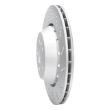 Dynamic Friction 2020-2025 BMW X4 Right Rear Drilled Hi-Carbon Alloy Geomet Coated Rotor by Dynamic Friction Company 920-31187D