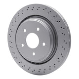 Dynamic Friction 2006-2013 Cadillac XLR Rear Drilled Hi-Carbon Alloy Geomet Coated Rotor (330x26 Vented) by Dynamic Friction Company 920-46021