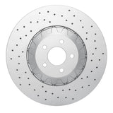 Dynamic Friction 2016-2018 Ford Mustang Left Front Drilled Hi-Carbon Alloy Geomet Coated Rotor by Dynamic Friction Company 920-54081DA