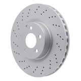 Dynamic Friction 2007-2013 Mercedes-Benz CL550 Front Drilled Hi-Carbon Alloy Geomet Coated Rotor (335x32 Vented) by Dynamic Friction Company 920-63079