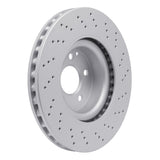 Dynamic Friction 2007-2013 Mercedes-Benz CL550 Front Drilled Hi-Carbon Alloy Geomet Coated Rotor (335x32 Vented) by Dynamic Friction Company 920-63079