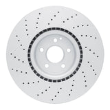 Dynamic Friction 2013-2020 Mercedes-Benz SL550 Front Drilled Hi-Carbon Alloy Geomet Coated Rotor (360x36 Vented) by Dynamic Friction Company 920-63103