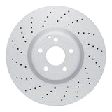 Dynamic Friction 2013-2020 Mercedes-Benz SL550 Front Drilled Hi-Carbon Alloy Geomet Coated Rotor (360x36 Vented) by Dynamic Friction Company 920-63103