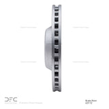 Dynamic Friction 2014-2017 Mercedes-Benz S550 Front Drilled Hi-Carbon Alloy Geomet Coated Rotor (370x36 Vented) by Dynamic Friction Company 920-63112