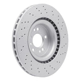 Dynamic Friction 2012-2019 Mercedes-Benz GLE350 Front Drilled Hi-Carbon Alloy Geomet Coated Rotor (350x32 Vented) by Dynamic Friction Company 920-63139