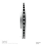 Dynamic Friction 2012-2019 Mercedes-Benz GLS550 Front Drilled Hi-Carbon Alloy Geomet Coated Rotor (375x36 Vented) by Dynamic Friction Company 920-63145