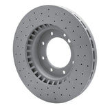 Dynamic Friction 2017-2018 Mercedes-Benz G550 4X4 Front Drilled Hi-Carbon Alloy Geomet Coated Rotor (380x36 Vented) by Dynamic Friction Company 920-63171