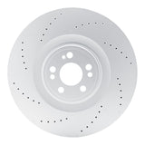Dynamic Friction 2021-2025 Mercedes-Benz GLE53 AMG SUV Front Drilled Hi-Carbon Alloy Geomet Coated Rotor (400x36 Vented) by Dynamic Friction Company 920-63193