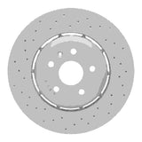 Dynamic Friction 2011-2011 Saab 9-5 Front Drilled Hi-Carbon Alloy Geomet Coated Rotor by Dynamic Friction Company 920-65023A