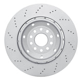 Dynamic Friction 2003-2004 Audi RS6 Right Front Drilled Hi-Carbon Alloy Geomet Coated Rotor by Dynamic Friction Company 920-73027DA