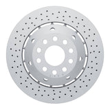 Dynamic Friction 2003-2004 Audi RS6 Right Rear Drilled Hi-Carbon Alloy Geomet Coated Rotor by Dynamic Friction Company 920-73029DA