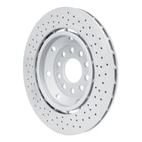 Dynamic Friction 2003-2004 Audi RS6 Right Rear Drilled Hi-Carbon Alloy Geomet Coated Rotor by Dynamic Friction Company 920-73029DA