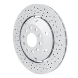 Dynamic Friction 2003-2004 Audi RS6 Left Rear Drilled Hi-Carbon Alloy Geomet Coated Rotor by Dynamic Friction Company 920-73030DA