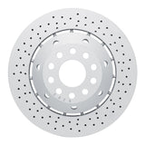 Dynamic Friction 2003-2004 Audi RS6 Left Rear Drilled Hi-Carbon Alloy Geomet Coated Rotor by Dynamic Friction Company 920-73030DA