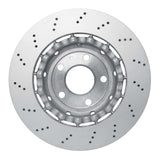 Dynamic Friction 2007-2008 Audi RS4 Right Rear Drilled Hi-Carbon Alloy Geomet Coated Rotor by Dynamic Friction Company 920-73049DA