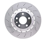 Dynamic Friction 2007-2008 Audi RS4 Left Rear Drilled Hi-Carbon Alloy Geomet Coated Rotor by Dynamic Friction Company 920-73050DA
