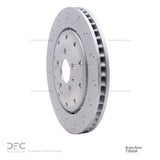 Dynamic Friction 2008-2012 Audi R8 Rear Drilled Hi-Carbon Alloy Geomet Coated Rotor by Dynamic Friction Company 920-73060A