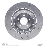 Dynamic Friction 2008-2012 Audi R8 Rear Drilled Hi-Carbon Alloy Geomet Coated Rotor by Dynamic Friction Company 920-73060A