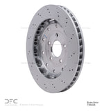 Dynamic Friction 2008-2012 Audi R8 Rear Drilled Hi-Carbon Alloy Geomet Coated Rotor by Dynamic Friction Company 920-73060A