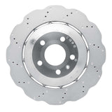 Dynamic Friction 2013-2014 Audi RS5 Rear Drilled Hi-Carbon Alloy Geomet Coated Rotor (330x22 Vented) by Dynamic Friction Company 920-73071A