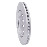 Dynamic Friction 2012-2013 Audi TT Quattro RS Front Drilled Hi-Carbon Alloy Geomet Coated Rotor (370x32 Vented) by Dynamic Friction Company 920-73073A