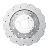 Dynamic Friction 2014-2024 Audi R8 Rear Drilled Hi-Carbon Alloy Geomet Coated Rotor by Dynamic Friction Company 920-73074A